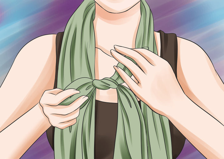 Image titled Tie a Scarf Around the Neck Step 14