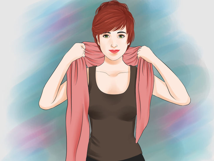 Image titled Tie a Scarf Around the Neck Step 4