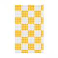 Classic plaid Crystal Bling Diamond Rhinestone Jewellery stickers for mobile phone cases covers - Yellow