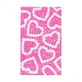 Heart Love Crystal Bling Diamond Rhinestone Jewellery stickers for cell phone cases covers - Rose