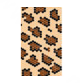 Leopard Crystal Bling Diamond Rhinestone Jewellery stickers for cell phone cases covers - Brown
