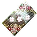 Flower 3 Crystal Bling Diamond Rhinestone Jewellery stickers for mobile phone cases covers - Pink