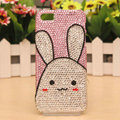 Bugs Bunny Bling Crystal Case Rhinestone Cover shell for iPhone 5 - White
