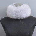 Fashion Short Fox Fur Scarf Women Winter Warm Neck Wrap Muffler Fox Fur Collar - Blue fox
