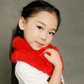 High Quality Kids Knitted Rex Rabbit Fur Scarf Children Winter Thicken Baby Fur Collar - Red