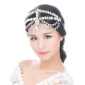 Luxury Wedding Jewelry Water-drop Tassel Crystal Tiaras Bridal Headband Rhinestone Hair Accessories