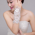 Elegant Pearl Rhinestone Lace Flower Bridal Wristlet Wedding Dress Beads Bracelet Chain Accessories