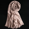 Colorful Unisex Scarf Shawl Winter Warm Cashmere Solid Panties 180*60CM - Beige