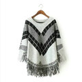 Sweater Special Winter Cotton Thick Patchwork Women Tassel Explosion - Grey