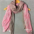 Free Zebra Print Scarves Wrap Women Winter Warm Polyester Panties 180*100CM - Pink