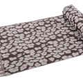 Fringed Leopard Print Scarves Wrap Women Winter Warm Acrylic Panties 195*60CM - Brown