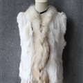 Unique Winter Elegant Faux Rabbit Fur Vest Fashion Women Waistcoat - White
