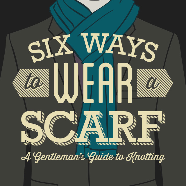 6 ways to tie a scarf for men