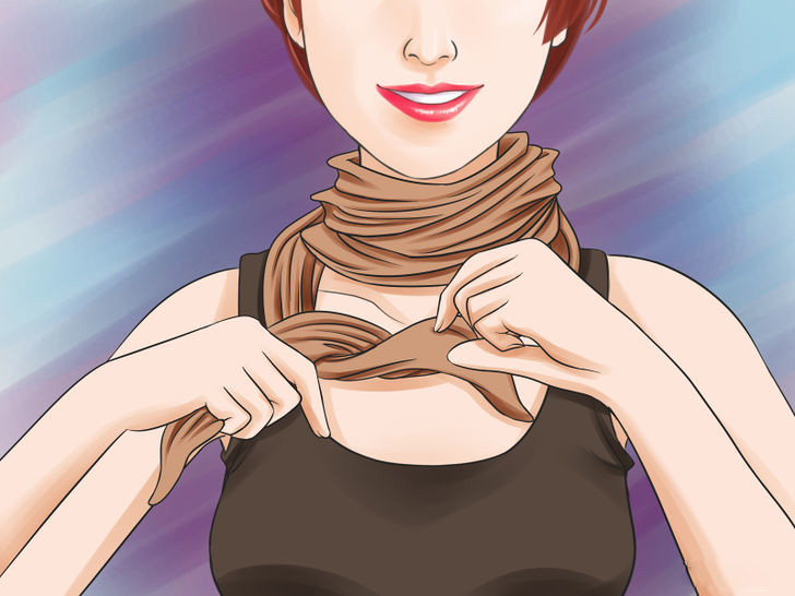 Image titled Tie a Scarf Around the Neck Step 11