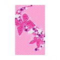 Butterfly Crystal Bling Diamond Rhinestone Jewellery stickers for mobile phone cases covers - Pink Two