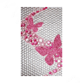 Bling Butterfly Crystal Diamond Rhinestone Jewellery stickers for mobile phone cases covers - Pink