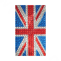 Britain flag Crystal Bling Diamond Rhinestone Jewellery stickers for mobile phone cases covers - Red