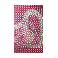 Heart Crystal Bling Diamond Rhinestone Jewellery stickers for mobile phone cases covers - Rose