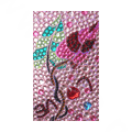 Flower Bling Crystal Bling Diamond Rhinestone Jewellery stickers for mobile phone cases covers - Pink