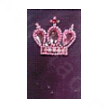 Crown Crystal Bling Diamond Rhinestone Jewellery stickers for mobile phone cases covers - Purple