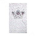 Crown Crystal Bling Diamond Rhinestone Jewellery stickers for mobile phone cases covers - White