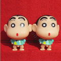 DIY Deco 3D doll Blue Crayon Shinchan Plastic Resin Cell Phone Crystal Case Cover