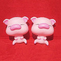 DIY Deco 3D doll Pink Pig Plastic Resin Cell Phone Crystal Case Cover