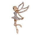 Angel Alloy Crystal Metal DIY Phone Case Cover Deco Kit - Gold
