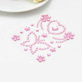 Pink Butterfly Crystal Bling Rhinestone mobile phone DIY Craft Jewelry Stickers