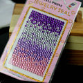 Purple Gradient Crystal Bling Rhinestone mobile phone DIY Craft Jewelry Stickers
