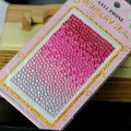Rose Gradient Crystal Bling Rhinestone mobile phone DIY Craft Jewelry Stickers