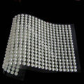 White Pearls Crystal Bling Rhinestones mobile phone DIY Craft Jewelry Stickers