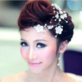 Wedding Bride Jewelry Crystal Hairwear Pearl Headband Headpiece Flower Hair Accessories
