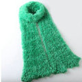 Fashion Women soft feather yarn knitted scarf shawls warm Neck Wrap tippet - Green