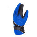 Allfond men winter thermal outdoor sport cold-proof ski motorcycle riding velvet leather Gloves - Blue
