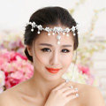 Classic Wedding Jewelry Flower Crystal Pearl Tiaras Bridal Rhinestone Crown Hair hoop Accessories