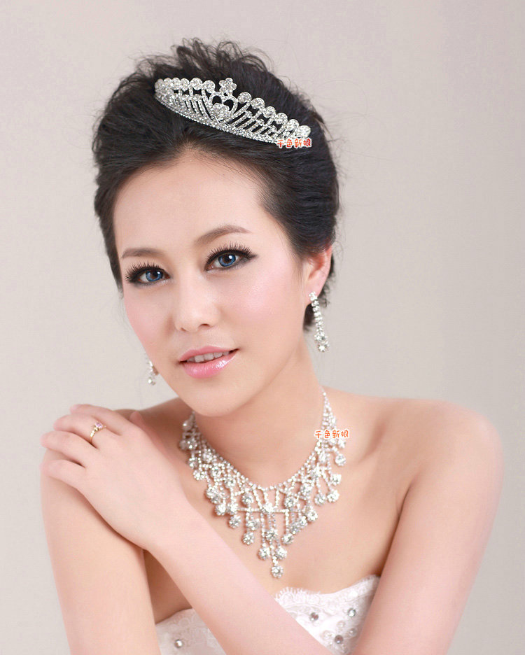 Buy Wholesale Elegant Wedding Jewelry Sets for Bridal Crystal Flower ...