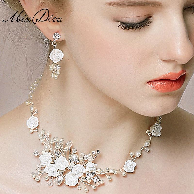 Buy Wholesale Vintage Wedding Bridal Jewelry Pearl Flower Rhinestone