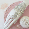Elegant Lace Flower Rhinestone Bridal Wristlet Wedding Show Dress Crystal Bracelet Chain Accessories