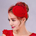 Hot sales Bowknot Red Gauze Bridal Fascinator Hair Accessories Bride Wedding Dress Prom Hat Face Veils