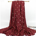 Print Fawn Women Pashmina Shawl Winter Warm Cotton Solid Panties 190*150CM - Mauve