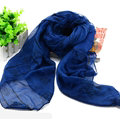 Lovely Skull Women Scarf Shawls Winter Warm Polyester Scarves 170*90CM - Blue