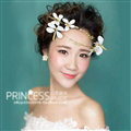 Baroque Bride Headdress Pearl Dragonfly Unique Alloy Hairbands Wedding Accessories - Gold