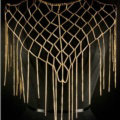 Calssic Tassel Mesh Shawl Shoulder Necklace Showgirl Body Chains Jewelry - Gold
