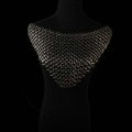 Exaggerated Heavy Metal Choker Pendant Maxi Necklace Sexy Bar Bikini Body Chains Accessories - Black
