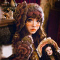 New Sweety Pearl Flower Knitted Wool Hats Girls Winter Warm Lace Beret Caps - Color