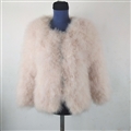 Cheap Good Warm Faux Ostrich Fur Vests Fashion Women Waistcoat - Pink 01