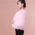 Cheap Good Warm Faux Ostrich Fur Vests Fashion Women Waistcoat - Pink