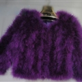Cheap Good Warm Faux Ostrich Fur Vests Fashion Women Waistcoat - Purple