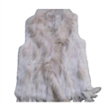 Cheap Winter Elegant Faux Rabbit Fur Vest Fashion Women Waistcoat - White 01